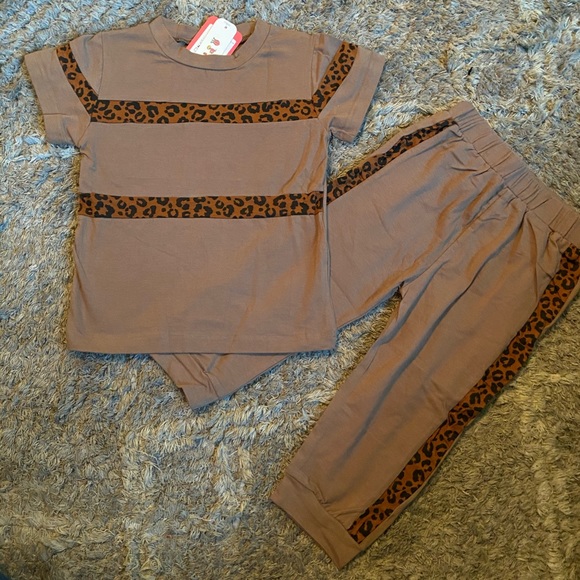 NWT 🎉 Leopard Print Top And Pants Set - Picture 3 of 10